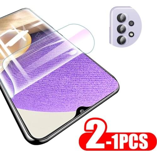 For a32 5g glass For Samsung Galaxy a32 1-2PCS Hydrogel Film Screen Protector Camera Protective Film For a52 a42 a12 a02s a02