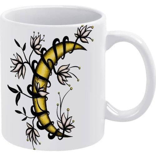 Hippie Mug Wholesale Fun Mug Porcelain Travel Cups