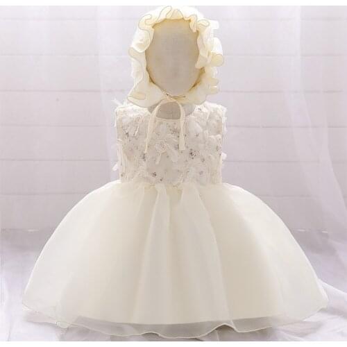 Champagne Summer Toddler Kid Girl Sequins Dress Flower Tutu Party Wedding Birthday Dresses For Girl Children Costumes