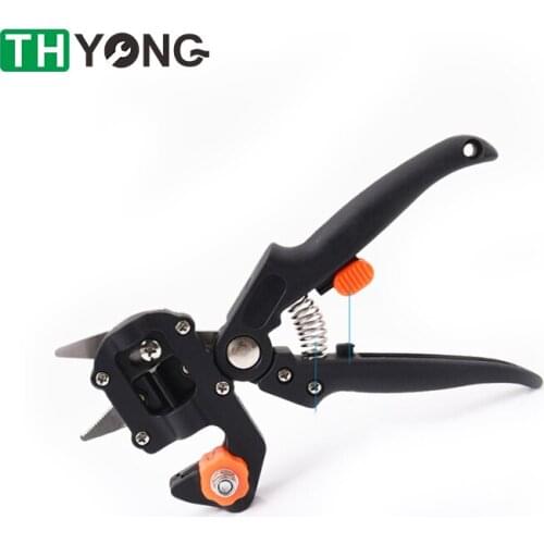 Household Nursery Garden Graft Tool Secateurs Scissor Grafting Kit Cutting Pruner Fruit Tree grape vine Branch