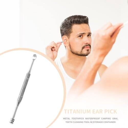 Portable Toothpick Storage Tube Set Metal Toothpick Set Travel Camping Reusable Waterproof Oral Teeth Cleaning Tools