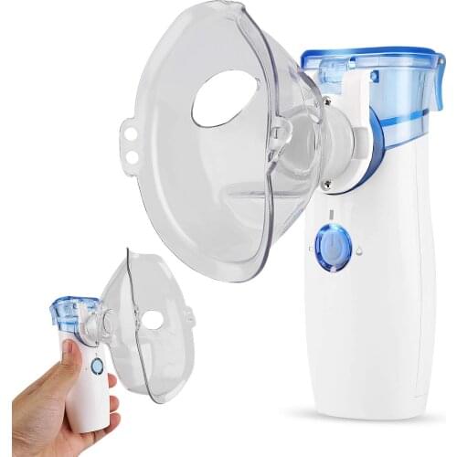 Portable Handheld Nebulizer Mini Micro Mesh Atomizer Medical Household Asthma Cough Inhaler for Kids Baby Adult