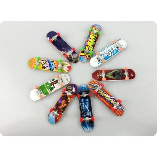 Print professional Alloy Stand FingerBoard Skateboard Mini Finger boards Skate truck Finger Skateboard for Kid Toy Children Gift