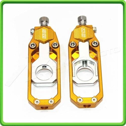 Motorcycle Chain Tensioner Adjuster fit for APRILIA RSV4 2009 2010 2011 2012 2013 2014 Gold & Silver