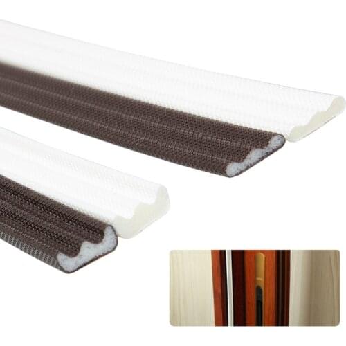 5M Self Adhesive door sealing strip D Type Pu foam SoundProof Window gap Filler sealer Windproof anti-collision draught excluder