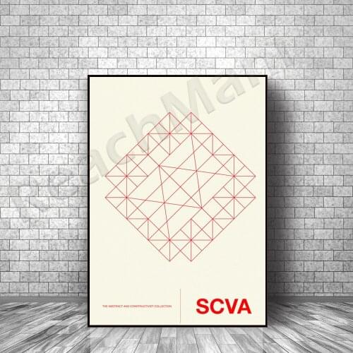 SCVA-Abstract Art and Constructivism Collection Gallery Decoration Poster