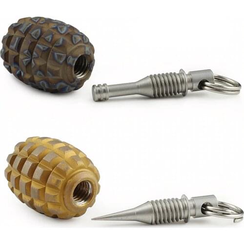 Camping Titanium Toothpick Outdoor EDC Tool Titanium Alloy Beads Umbrella Rope Accessories Toothpicks Earpick