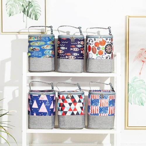 Thermal LBaby bottle bag Women Kids Insulated Cooler Tote Picnic Food Container Student lunch box bag Fresh Keeping Ice Pack