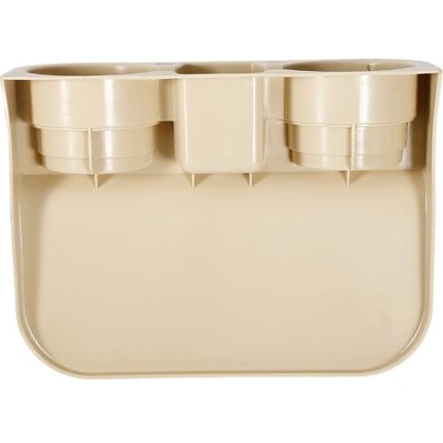 Storage Bin 2018 Car Styling Universal Car Auto Cup Holder Portable Multifunction Seat Phone Glove Box Organizer Beige