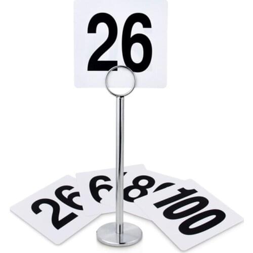 1pcs Metal Stainless Steel Tabel Price Tag Label Clip Place Card Holder Table Menu Number Display Clamps