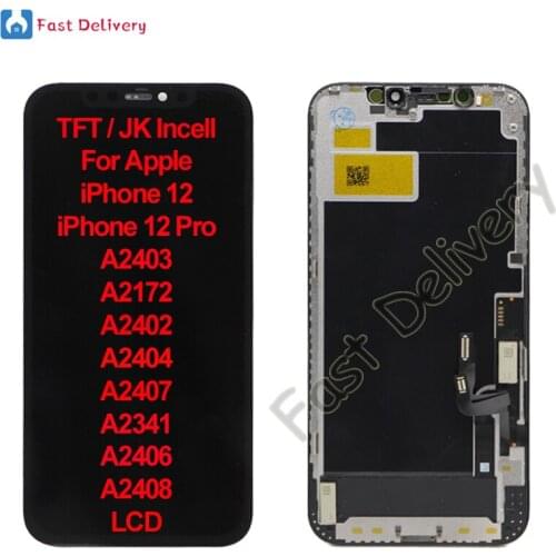 JK Incell For Apple iPhone 12 12 Pro LCD Display Touch Screen Digitizer Assembly TFT For iPhone A2403 A2172 A2407 A2341 lcd