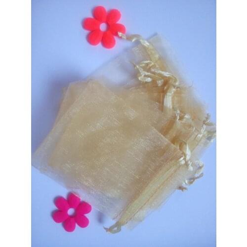 100pcs gold organza gift bags 30x40cm party bags for women event wed Drawstring bag Jewelry Display Bag Pouch diy accessories