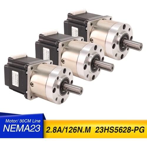 3PCS 23hs5628 Stepper Motor Ratio 1.8A 57X56MM Planetary Gearbox OSM Geared For 3D Printer