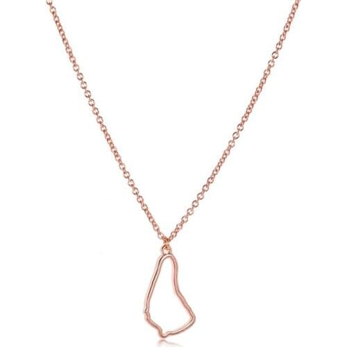 10 Outline Country North America Caribbean Barbados map Beard Island State geography hollow city Hometown chain Necklace Jewelry