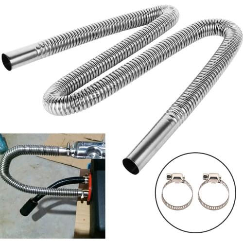 120cm Stainless Steel Car Exhaust Pipe for Webasto Eberspacher Gas Vent Hose Diesel Heater Heater Exhaust Muffler Pipe