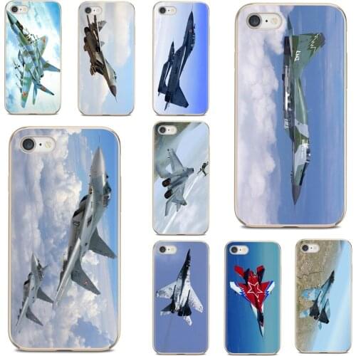 For Huawei Mate 20 30 40 7 8 9 10 Lite Pro P Smart 2018 2019 Plus G7 G8 Fighter-Aircraft-Wallpaper-Mig-29 Cell Phone Case Cover