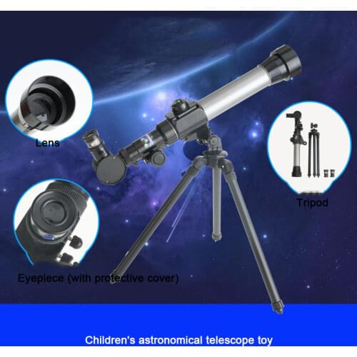 Childrens Experiment HD Simulation Astronomical Telescope 20X 40X Outdoor Oberservation Science Planetarium Toy Christmas Gift