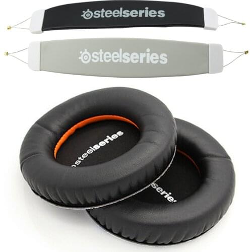 For SteelSeries Siberia V3 V2 V1 Prism Gaming Headphones Headsets Audio Headband Cushion Head band Pads + Ear pad