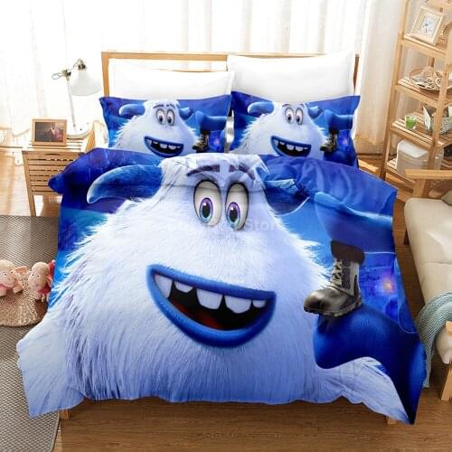 Movie Cartoon Smallfoot Bedding Set 3d Duvet Cover Set Comforter Bed Linen Twin Queen King Single Size Fashion Luxury Adult Gift