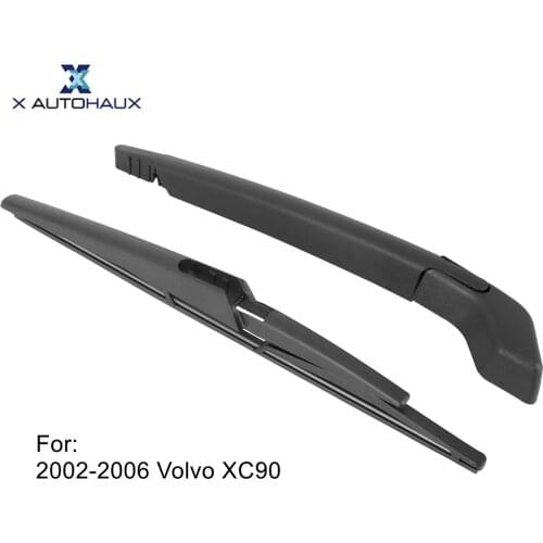 X Autohaux Rear Windshield Wiper Blade Arm Set for 2002-2006 Volvo XC90 - 390mm 15inch