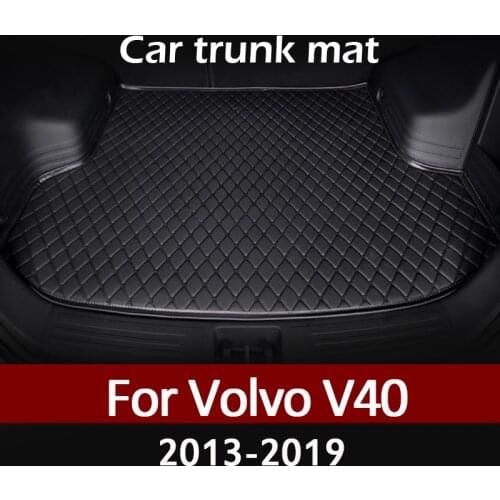 MIDOON Car trunk mat for Volvo V40 Hatchback 2013-2019 cargo liner carpet interior accessories cover