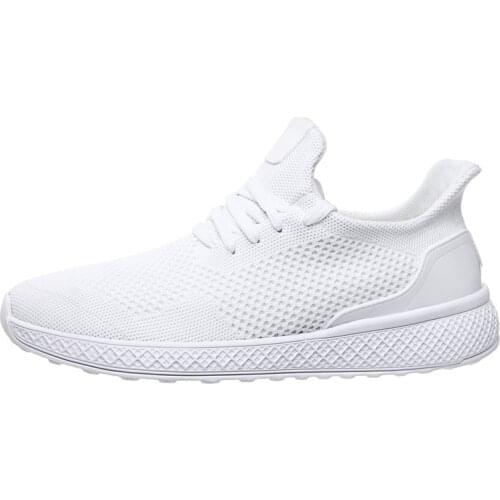 Men Sneakers Breathable Running Shoes Zapatillas Hombre Gym Trainers Outdoor White Red Black Sport Shoes