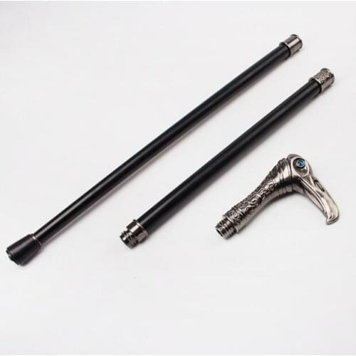 Decorative cane Eagle head Gentleman Walk stick Metal