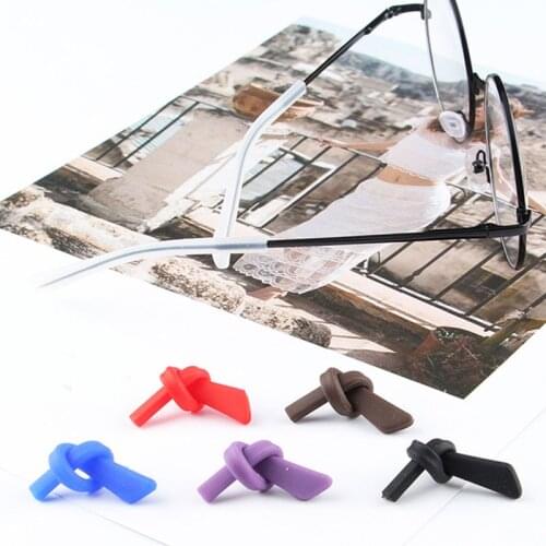 1Pairs Glasses Slip Leg Sets Sunglasses Non-Slip Silicone Ear Hook Sleeves Elastic Ear Support Glasses Legs Rope Ear Hooks