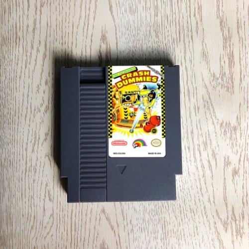 The Incredible Crash Dummies - 72 pins 8bit game cartridge