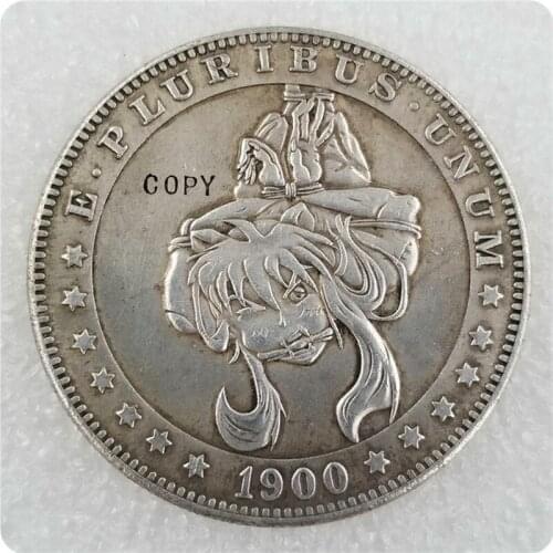 Hobo Nickel Coin 1900 Morgan Dollar COPY COIN FREE SHIPPING