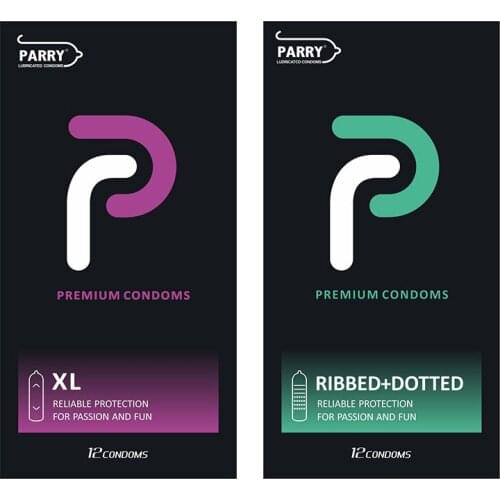 PARRY CONDOMS Spike-shaped Particles And Thread-shaped Striped Condoms On The Surface And 6 Colors Of Fruit-flavored Condoms