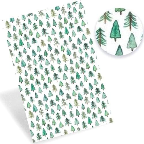 Faux Synthetic Leather Sheets Zombie Bride Cartoon Printed Leather Bows Fabric DIY Earrings Handbag Craft Supplies 22*30cm/pc