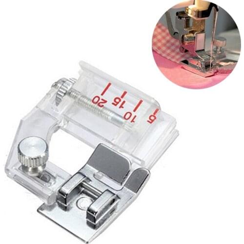 Sewing Sewing Machine Presser Foot Adjustable Bias Tape Binding Foot Snap On Presser Foot For Brother Sewing Machine Accessories