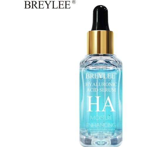 BREYLEE Hyaluronic Acid Serum 40ml Hydrating Dry Skin Care Moisturizing Anti Aging Elasticity Absorbed Easily Facial Essence