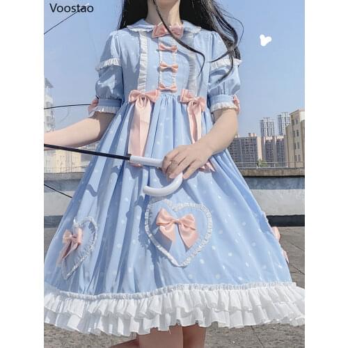 Летние платья в горошек Voostao China At AliExpress