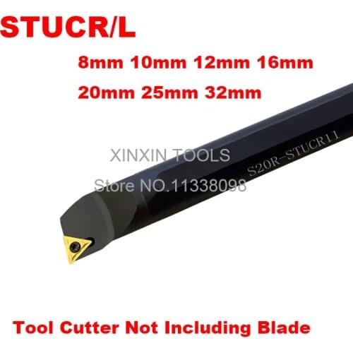 1PCS 8mm 10mm 12mm 14mm 16mm 20mm 25mm 32mm STUCR09 STUCR11 STUCR16 STUCL11 STUCL16 the Right/Left Hand CNC Turning Lathe tools