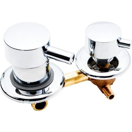 2/3/4/5 Water Outlet Hole Distance 10cm/ 12.5cm Brass Shower Faucets Bathroom Intubation Mixer Valve For Shower Cabin Cabinet