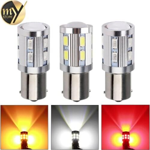 2pcs 1156 BA15S Bright 360-Degree led Bulbs p21w R5W Light Chips-For car Brake Tail Light Reverse Signal Bulbs Red White Yellow