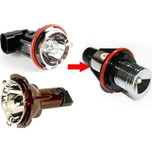 Aluminum LED Marker Light Red Replacement Ring Set 10-30V 2Pcs Angel Eye Auto Bulbs Car DRL