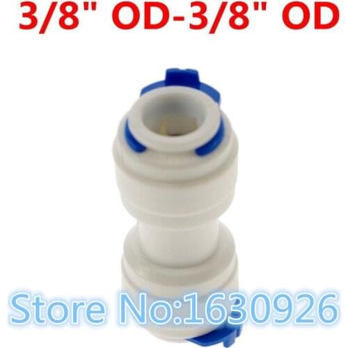 3 Pieces 3/8" OD Tube -3/8" OD Tube Straight Quick Connect RO Water Tube Connection Without trouble Of Nut Connector
