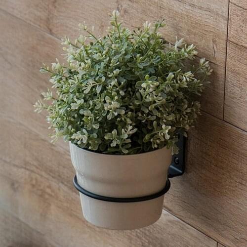 3pcs/set Small wall-mounted flower pot rack ring sleeve wall-mounted flower pot storage rack wall mounted type