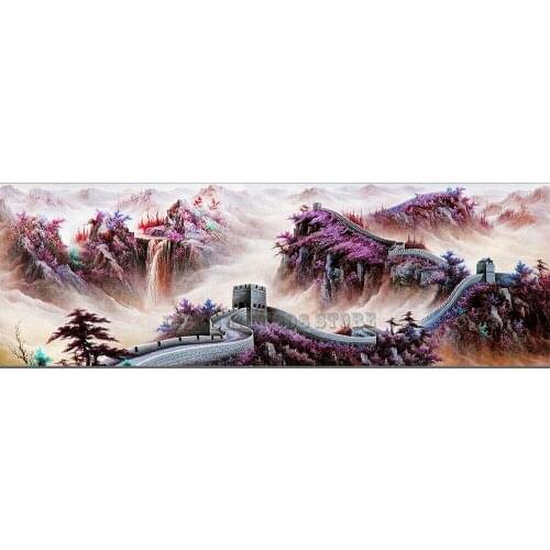 5d diy diamond Painting Landscape Great Wall of China Full Drill diamond embroidery Cross Stitch Mosaic home Decor Craft Gift