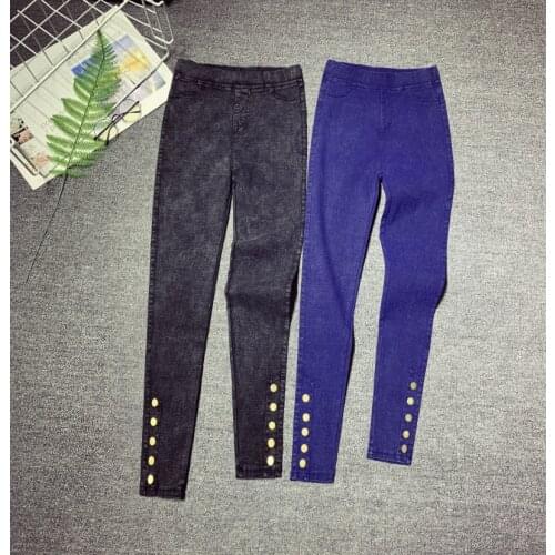 Cheap wholesale 2019 new Spring Autumn Hot selling womens fashion casual Denim Pants XC6