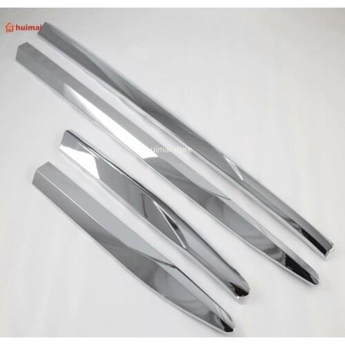 For Audi A3 8Y Sedan 2021 Chrome Car Styling Auto Decorative Accessories Side Door Body Molding Cover Trim 4pcs/Set