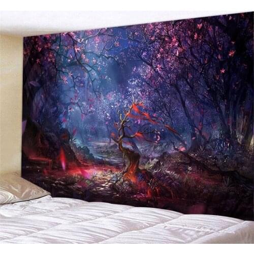 Tree Of Life Mandala Tapestry Tenture Hippie Boho Decor Witchcraft Tapestries Wall Fabric Nature Psychedelic Bedroom Wall Carpet