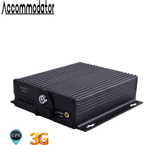 Dual SD Card GPS 3G 4CH AHD 1080P Taxi Trailer Truck Vehicle Car School Bus Mobile DVR
