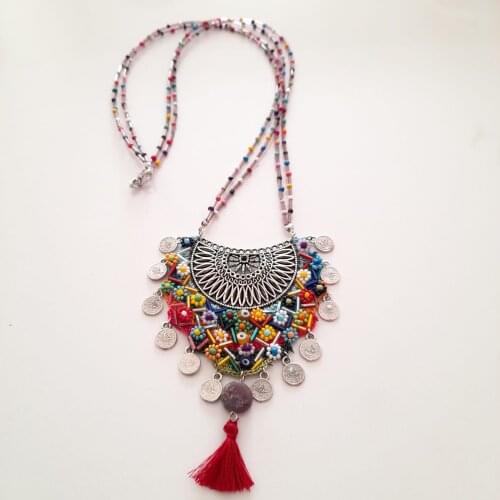 Goodtime Flower Garden Necklace Women Handmade Jewelry