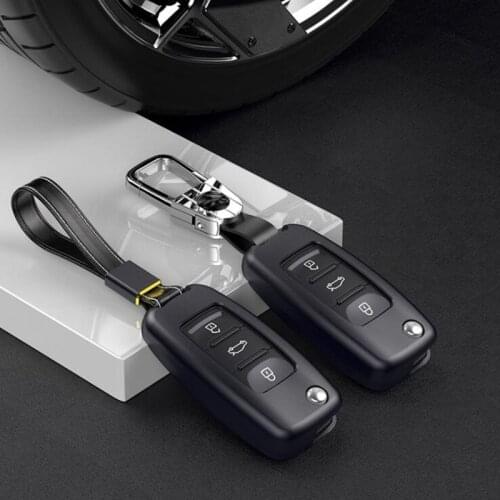 Wear resistant Aluminum alloy Car Key Case For Volkswagen For VW Passat Golf Jetta Bora Polo Sagitar Tiguan New Auto Key Cover
