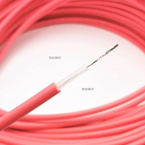 40KV 22AWG high voltage cable red positive lead for CO2 laser power supply, laser tube and laser cutting machine