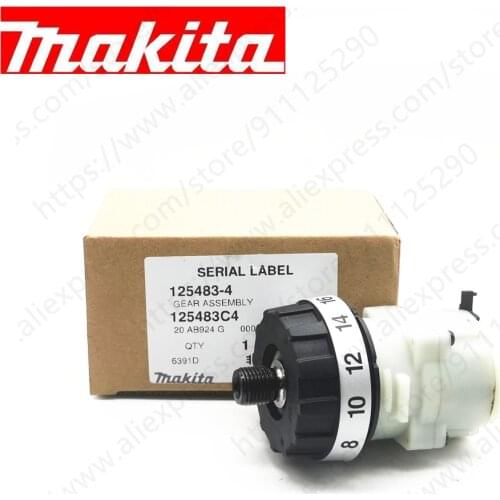 Gearbox Gear Assembly for MAKITA DDF453 DDF453RFE BDF443 BDF453 6391D DF457 DF457D DF457DWE 1254834 125483-4